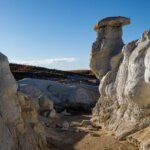 Interpretive Paint Mines during sunset