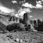 Fisher Towers outside Moab Utah