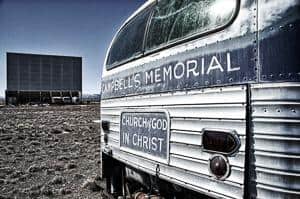 Photography composition Rule of point of view - bus